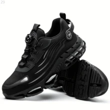 Local Warehouse- Men's Breathable Safety Work Shoes - Durable Industrial & Casual Sneakers With Reflective Stripes, Steel Toe Protection, Cushioned Comfort & Slip-Resistant Sole For Outdoor, Training, Daily Wear, Shoes Sneakers, Reinforced Stitching, Outdoor Footwear, Sporty Design,, Protective Footwear, Active Professionals