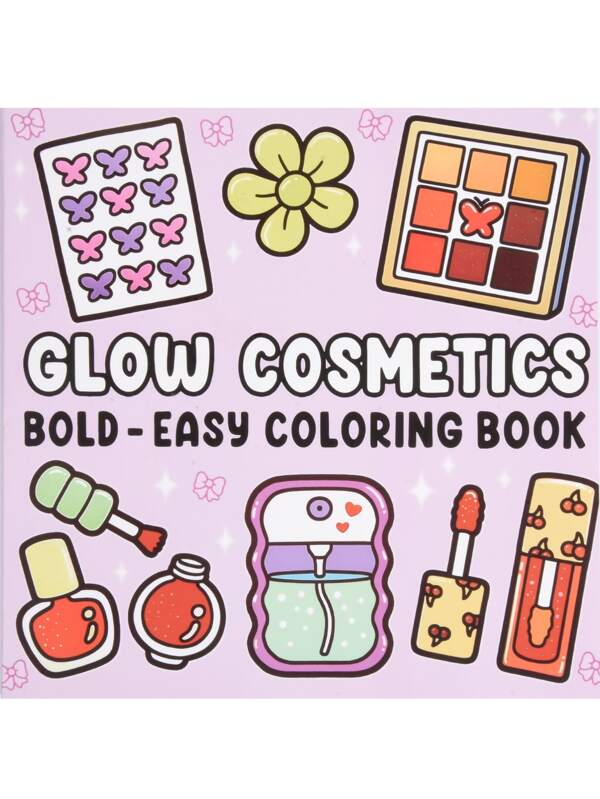 1 pieza Libro para colorear GLOW COSMETICS Cozy [Lindo] Libro de pintura de graffiti para niños con criaturas adorables. Libro para colorear Montessori, juguete de dibujo creativo. Fácil de colorear con líneas. Libro para colorear con plantas para adultos [Set de 12 bolígrafos de colores]. Regalos para amigos, parejas y familia. Temporada de vuelta a la escuela, útiles escolares. [Esencial dibujado a mano] Para principiantes, dibujo y relajación, libera emociones y alivia la ansiedad