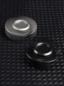 3 In 1 Adult Fidget Toy Finger Spinner - Metal Fidget Slider//Fidget Tactile Slide Clicker - Fancy Desk Toy For Relieving Anxiety Stress - Multicolor - View 4