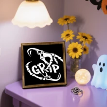 1pc Retro Halloween Witch Pendant, Featuring Pumpkin And Bat Elements. Suitable For Use In Living Room, Bedroom, And Wall Decoration. Also Suitable As A Home Decoration Item For Holiday Parties. - Halloween Wooden Pendants-wooden Frame Signs - View 11