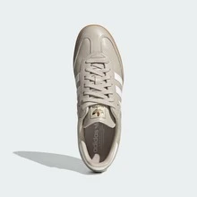 Adidas Originals Adidas Samba OG Premium Sneakers, Timeless Retro Trainers In Fall Tones, Leather & Suede Construction, Low-Top Casual Sneaker For Outdoor, Sports, Sambas For School And Work, Daily Shoes For Skate Outfit - 米色 / 雲白色 / 膠白色 - 查看 9
