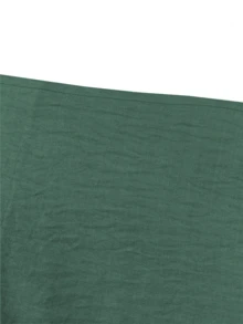 Women's Elegant Solid Color Round Neck Long Sleeve Maxi Dress, Casual Fitted Daily Wear