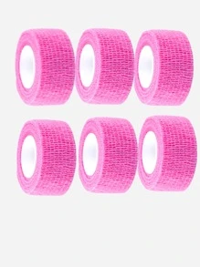 2/6 Bandagens protetoras para nail art, bandagens autoadesivas para manicure, fáceis de rasgar, fita autoadesiva elástica respirável multifuncional adequada para uso doméstico e em salão, suprimentos para unhas, ferramentas para unhas, ferramentas para nail art, volta às aulas, unhas, ferramentas para unhas postiças