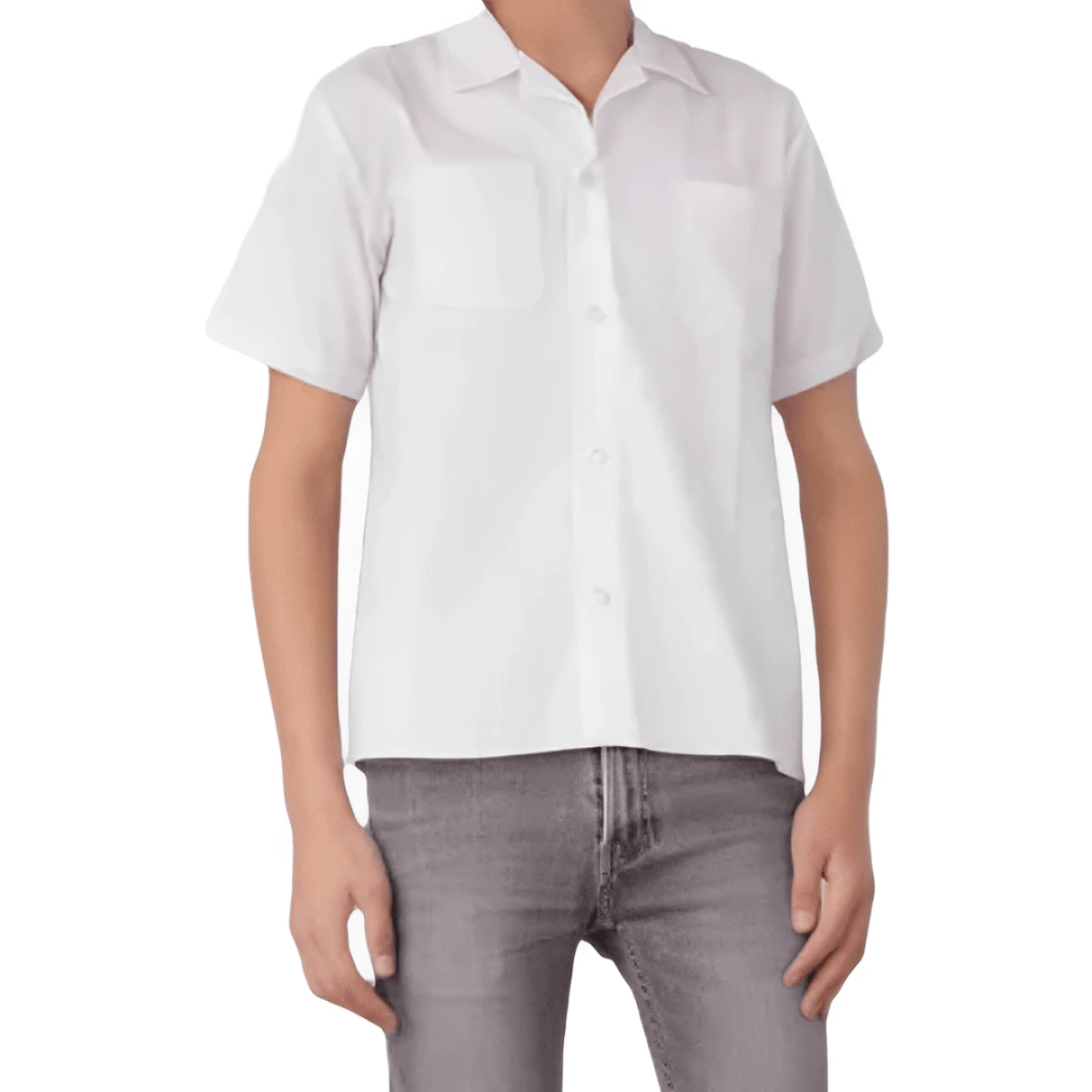 Teen Boys Shirts - White - View 1