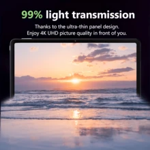 Redmi Pad Pro 12.1 英寸屏幕保护膜，9H 硬度钢化玻璃，晶莹剔透，防指纹和眩光，防刮擦 - Reayou [2 件套] 屏幕保护必需品，适用于日常防护、办公室、家庭垫屏幕保护膜配件防水防震防摔防摔全覆盖 - 無色 - 查看 4