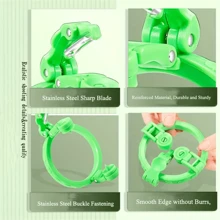 1 件多功能水果削皮器 - ABS 人体工学手柄，适用于削各种水果和蔬菜，如苹果、土豆和胡萝卜 | 易于握持且高效的厨房削皮工具