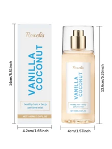 Vanilla Coconut Air Refresher Spray, Coconut Scented Unique Fragrance, Fresh And Romantic Portable Air Freshener