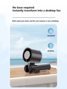 1 pezzo Ventilatore palmare ad alta velocità da 100 velocità, dotato di porta di ricarica universale TYPE-C e batteria ad alta capacità da 4000 mAh. Adatto per uso esterno e per studenti. È disponibile in tre colori ed è utilizzabile come regalo