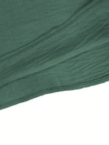 Women's Elegant Solid Color Round Neck Long Sleeve Maxi Dress, Casual Fitted Daily Wear