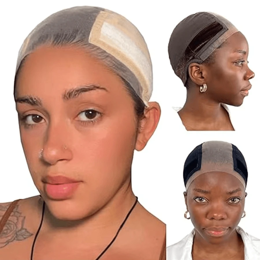 Penutup Wig Renda dengan Pita Perekat untuk Menjaga Wig Tetap di Tempatnya, Renda Transparan Lebih Lebar 4x5 untuk Wig Renda Depan - MultiWarna - View 1