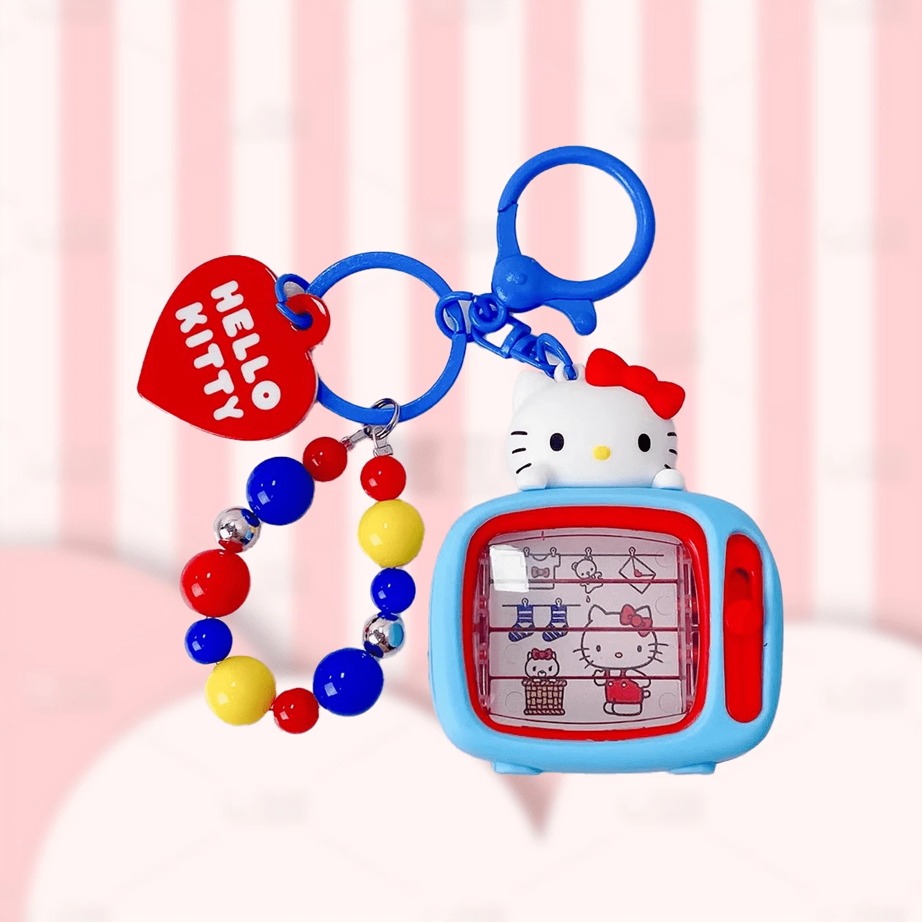 三丽鸥迷你收音机收藏品 - 高级树脂摆件，包含Hello Kitty、Kuromi和Cinnamon，手工绘制，细节逼真，非常适合展示或日常使用。 - 彩色 - 查看 1