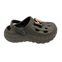 Sandalia Chancla Hombre Cómoda Diseño Increíble Pines Letra Playa Agua Baño Descanso Muy Ligera - Café integral - Ver 2