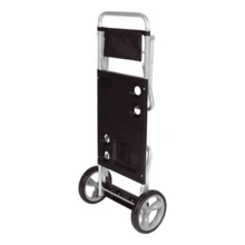 Cart Turns Into Beach Table 5 Chairs Black Mor Camping - Black - View 5