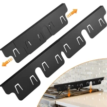 2 Pieces Of 27.5-Inch Stainless Steel Gap Cover, Stainless Steel Groove Cover, Groove Filling Material, Gas Stove Gap Cover, Gas Stove Gap Cover, Groove Cover, Stove Gap Cover, Stove Gap Filling Plate, Stove Gap Cover, Stove Decoration Accessories - Multicolor a - View 8