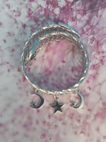 1/2 szt./zestaw metalowych klipsów do zasłon w kształcie gwiazdy i księżyca w stylu vintage, proste klamry do zasłon, odpowiednie do salonu, sypialni, gabinetu, dekoracji domu, prezentów urodzinowych, akcesoriów do zasłon, prezentów na Halloween, dekoracji na Halloween, dekoracji na jesień, dekoracji pokoju, dekoracji ściennych, naklejek ściennych