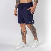 KIT 3 SHORT HURLEY SURFING BÁSICO BERMUDA TACTEL ELASTANO DRY FIT VERÃO LEVE SKATE - Preto - Visão 6