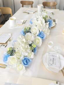 1 件玫瑰牡丹人造花排婚礼装饰花墙背景花环家居派对装饰拍照道具背景派对装饰用品