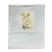 BRANCO/OURO - MELHOR PAI DO MUNDO - A/C