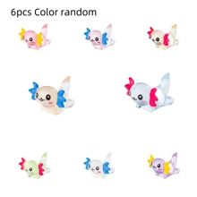 2件/3件/4件/5件/6件/9件/18件/27件/36件发光六角龙微型摆件，桌面装饰，鱼缸苔藓造景装饰，树脂工艺品，桌面小摆件，迷你场景摆件