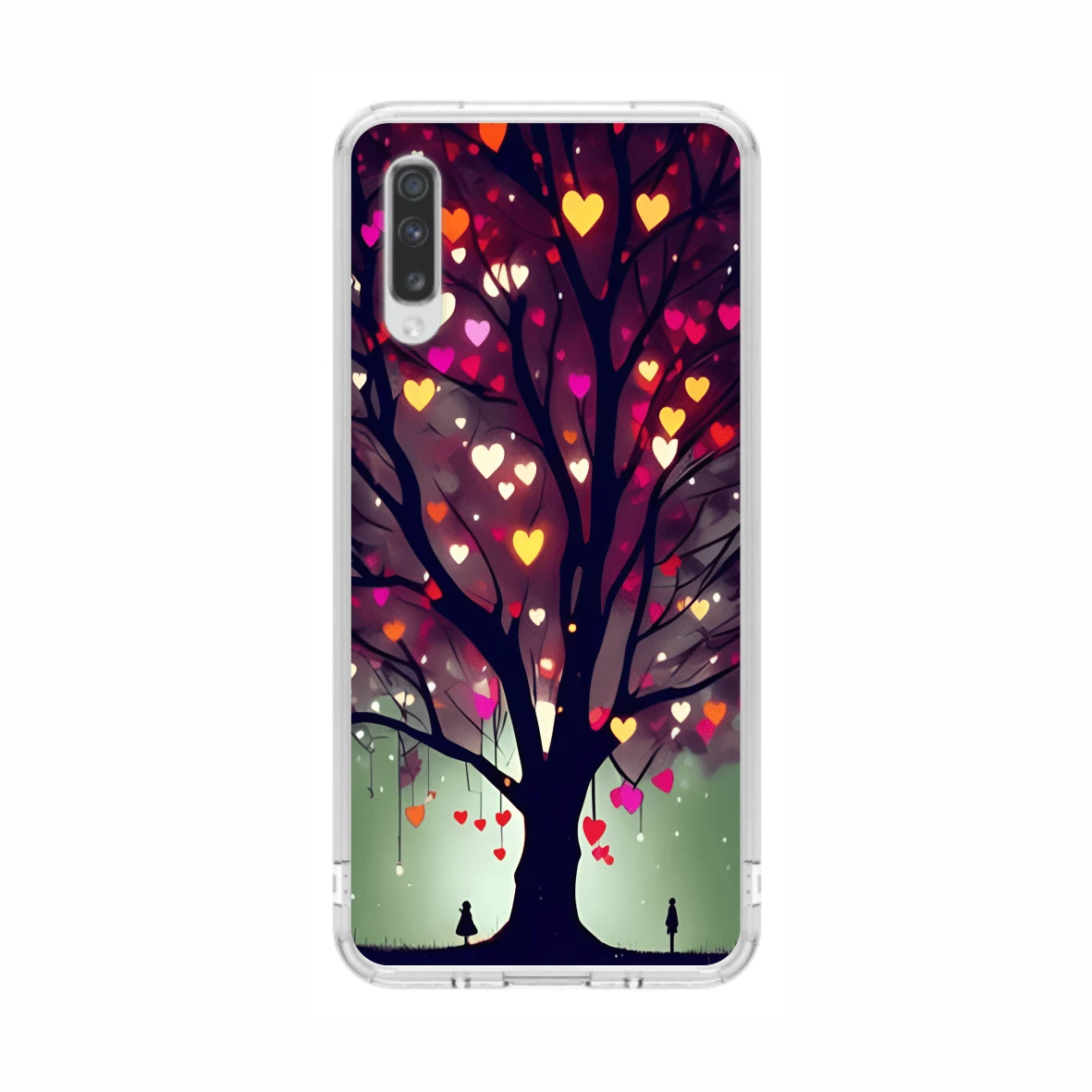 Capa Capinha de celular Galaxy A70 Personalizada  Arvore 2 - Transparente - Visão 1