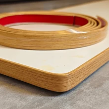1 PIEZA 300cm Cinta para reparación de bordes de muebles, de aplicación autoadhesiva, para mejoras en muebles y encimeras, tira flexible de PVC, perfecta para decoración de habitaciones