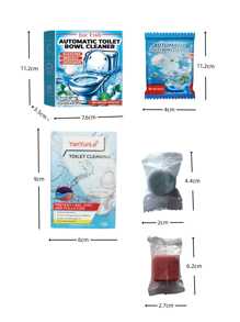 5/12/16 Piezas de Tabletas Efervescentes Automáticas para Limpieza de Inodoro, Tabletas Efervescentes Automáticas para Desodorizar y Descalar Inodoros