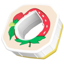 SimpleCupRealm 1 件装香薰水瓶空气调味饮水瓶带调味荚户外运动香薰水杯吸管杯适用于旅行露营运动小水瓶 0 糖 0 卡路里 - 紅白色 - 查看 12