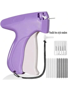 1pc Fine Stitch Gun Stitchy Quick Clothing Fixer For Clothes,Micro Tagging Gun For Clothing With 6 Fine Needles & 1000 Pcs Fasteners,Mini Speedy Sticky Sewing Hemming Tool - Multicolor - View 18