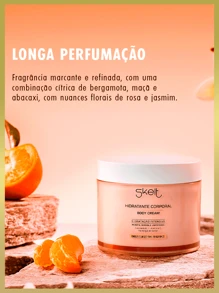 Skelt Hidratante Corporal Body Cream 200g (Amalfi Sunset, Urban Beat, Unexpected Day e Hidden Flowers) Skelt