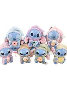 Cajas ciegas de vinilo de la serie Disney Stitch Must Eat A Bitche, caja individual/caja de juego opcional, entrega aleatoria, variedad de formas, adornos lindos, cajas ciegas interesantes, figuras coleccionables, adornos para autos, decoraciones de escritorio, colgantes de mochila, adecuadas para amigos como regalos, regalos de cumpleaños, regalos de San Valentín