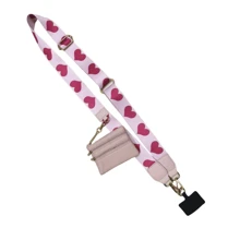 1 Set Of Mobile Phone Straps, Zippered Coin Purse, Cross-Body Mobile Phone Strap, Zippered Wallet, Mobile Phone Crossbody Or Wrist Strap, Perfect Outdoor Companion, Unisex, Beautiful And Comfortable, Adjustable, Can Be Freely Combined, Christmas, Christmas, Day, Mother's Day, Birthday Party Gifts Gifts For Mother, Family, Friends, Birthday, Holiday Phone Charm, Phone Chain