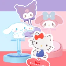 Sanrio Hello Kitty & My Melody 甜心系列多功能支架 - 手机支架，桌面友好型可爱手机支架，多功能 iPad 和平板电脑支架，床边懒人支架，便携可折叠