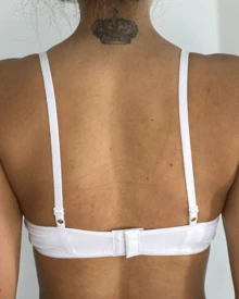 Soft Microfiber Wire-Free Bra With Comfort Neckline, Soft, Wrinkle-Free Pads - White - View 2