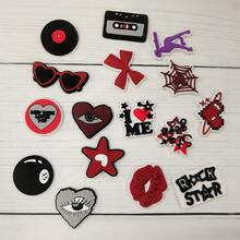 16pcs Cartoon Y2K Shoe Accessories Shoe Flower Shoe Buckle PVC Sandals Decoration - Shoe Charms Gifts Cute Boots Accessories Wedding Shoes For Bride Heels