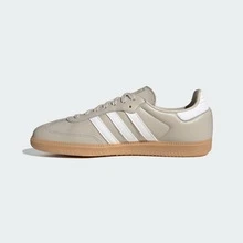 Adidas Originals Adidas Samba OG Premium Sneakers, Timeless Retro Trainers In Fall Tones, Leather & Suede Construction, Low-Top Casual Sneaker For Outdoor, Sports, Sambas For School And Work, Daily Shoes For Skate Outfit - 米色 / 雲白色 / 膠白色 - 查看 11