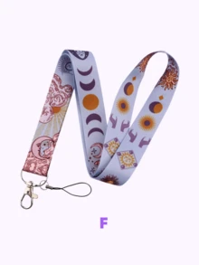1条卡通星球设计挂绳 - 韩流明星卡套挂绳，月亮主题，完美适用于返校季、手机挂绳、游戏机挂绳、相机挂绳、文件挂绳、门禁卡、交通卡、工作许可证、场地证明、演唱会、鸡尾酒会等场合。是送给男朋友、女朋友、家人、医生、护士、派对礼物、手机装饰、圣诞礼物等的理想之选。汽车配件可爱哥特风Y2K包挂绳带证件套，汽车配件包饰，汽车配件教师姐妹礼物创意 - 彩色 - 查看 7