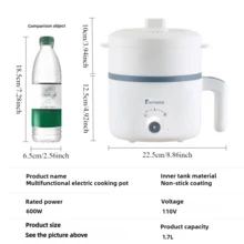 RAF 1-3人多功能电炖锅，不粘锅，迷你电锅，厨房电器，汤锅，电饭煲，电煎锅，情人节和圣诞节理想的厨房礼物，折扣优惠