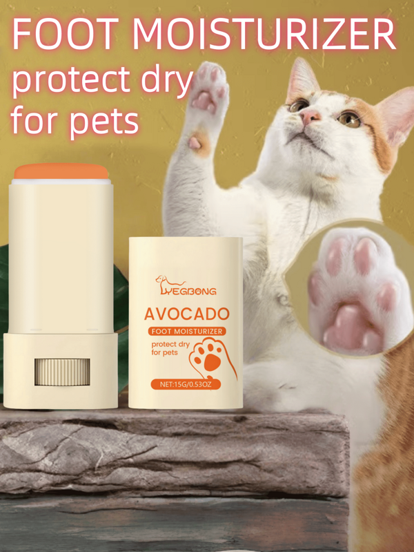 YEGBONG;15G;Pet Moisturizing Claw Protection Cream; Deep Moisturizing, Deodorizing, And Dirt Removal; Prevent Drying And Cracking; Cleaning And Moisturizing Cream; Pet Paw Cream; Pet Cleaning