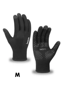 1 双男女通用轻便透气防滑驾驶手套，触摸屏友好，防紫外线，适合春夏季户外骑行 - 彩色 - 查看 7