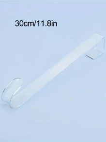 1 Classico Stile Trasparente Ghirlanda di Fiori in Plastica Gancio per Porta, 30 cm 38 cm - Gancio Multifunzionale per Porta, Adatto per Decorazioni Natalizie, Decorazioni per Capodanno, Organizer per Benvenuto per Decorazioni Natalizie per la Casa, Decorazioni per la Casa, Decorazioni Natalizie, Decorazioni per la Stanza, Inverno