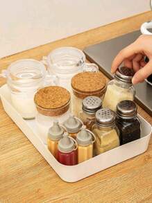 1/3/6件白色餐具收纳盒、厨具收纳盒、小工具整理盒、抽屉收纳盒、桌面收纳和展示盒、家庭收纳和整理盒、家居装饰、派对和圣诞节收纳