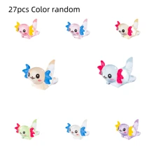 2件/3件/4件/5件/6件/9件/18件/27件/36件发光六角龙微型摆件，桌面装饰，鱼缸苔藓造景装饰，树脂工艺品，桌面小摆件，迷你场景摆件