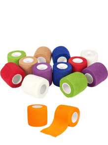 2/6 Bandagens protetoras para nail art, bandagens autoadesivas para manicure, fáceis de rasgar, fita autoadesiva elástica respirável multifuncional adequada para uso doméstico e em salão, suprimentos para unhas, ferramentas para unhas, ferramentas para nail art, volta às aulas, unhas, ferramentas para unhas postiças