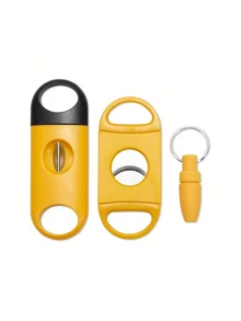 1 Set: Zigarrenschneider, Zigarrenlocher, scharfe und tragbare Zigarrenscheren aus Edelstahl, perfekt zum Schneiden Ihrer Lieblingszigarren! (Zigarren nicht enthalten) Haushaltsutensilie, Valentinstag/Neujahrsgeschenk