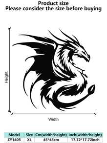 Ferocious Black Metal Dragon Wall Decor - Detailed Mythical Creature Sculpture, Suitable For Indoor/Outdoor Decoration, Fantasy-Style Garden Or Home Decor, Durable And Easy To Clean, Outdoor Wall Decoration | Mystical Decoration | Metal Finish, Dragon Decor