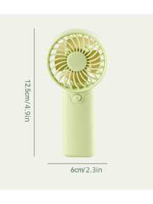 3 pièces/2 pièces/1 pièce Ventilateur mini portable à une vitesse de ventilation avec cordon, pour l'été et l'extérieur, les sports, les voyages, la cuisine, la chambre, l'école, le bureau. Cadeau de fête (piles non incluses)