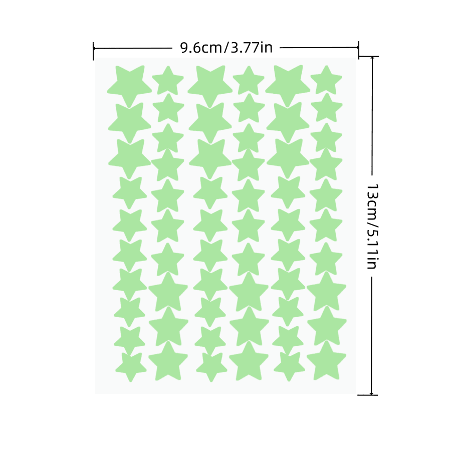Pegatinas decorativas de estrellas para la cara, adecuadas para todo tipo de piel - Multicolor - Ver 7