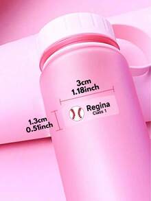 自定义姓名贴纸，个性化 PVC 标签，适用于学生用品、铅笔、水瓶 | 返校和新学期季节必需品、个性化贴纸、自定义透明防水姓名标签。