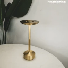 Kexinlighting 1 pieza Lámpara de escritorio inalámbrica y táctil minimalista moderna, lámpara de diseño decorativo, lámpara de regulación infinita, lámpara de protección ocular LED, lámpara de carga USB con batería de gran capacidad, lámpara para sala de lectura/dormitorio/sala de estar/comedor, lámpara de escritorio para hotel y bar, lámpara para camping al aire libre, regalo de cumpleaños y festivo, decoración de iluminación ambiental - Tres colores de luz - Ver 9