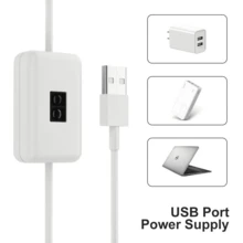 USB 5V 智能灯带运动传感器手扫描开关控制背光双面胶带适用于电视、厨柜、衣柜 - 暖白色 - 查看 5